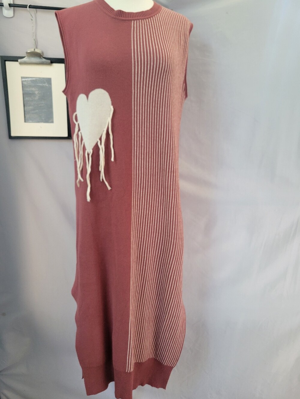 Nap Loungewear Knit Sleeveless Sweater Dress M